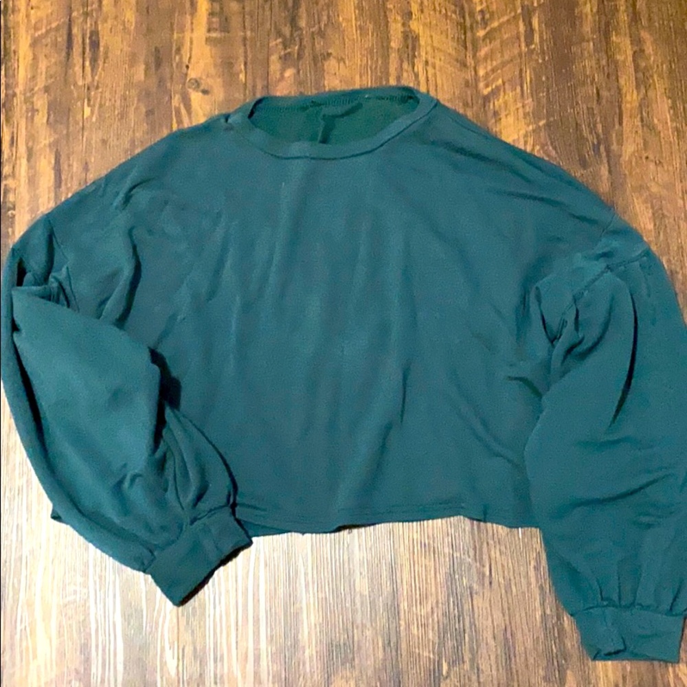 Puff Sleeve Crop Top
